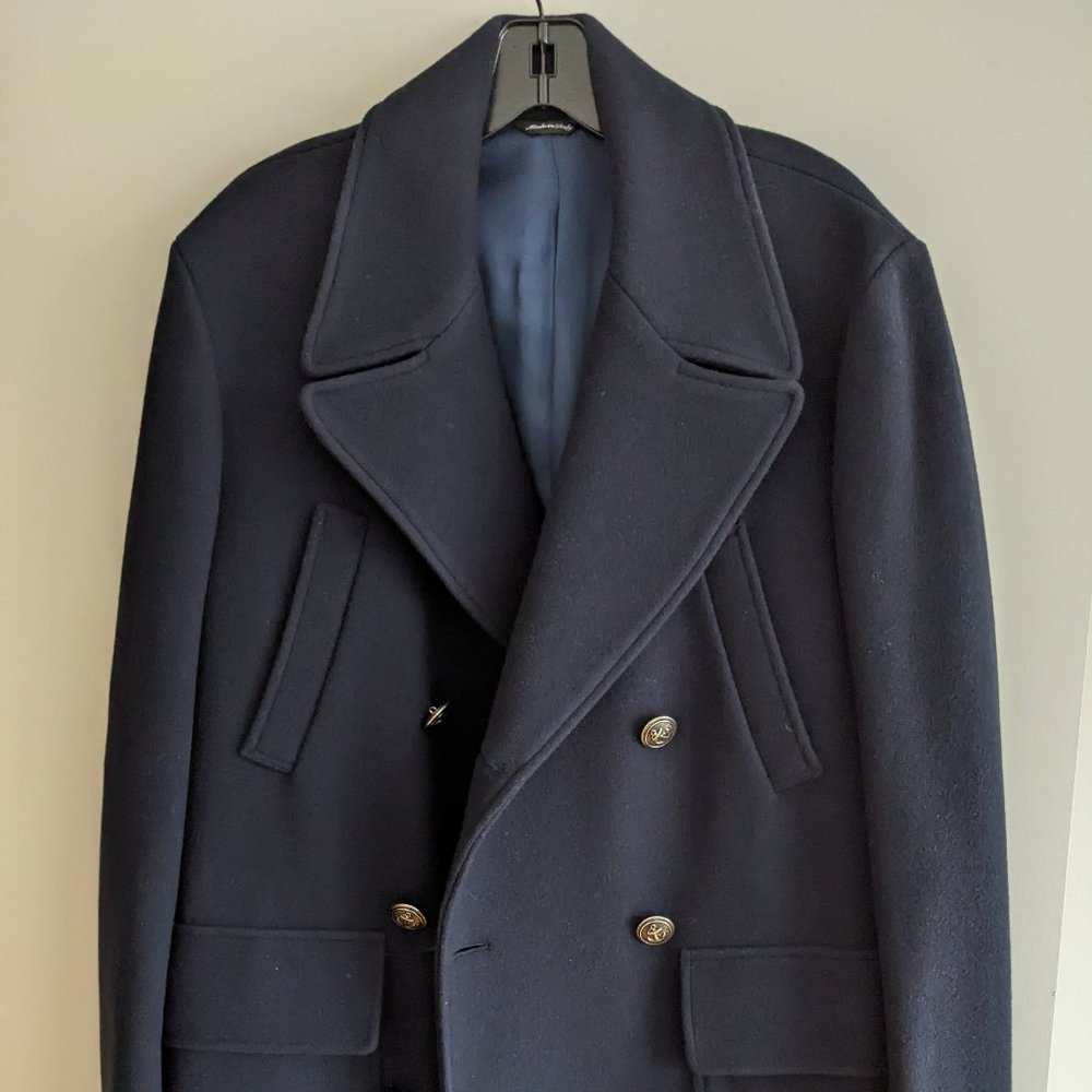 YOON Navy Italian Peacoat